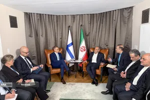 دیدار روسای جمهور ایران و فنلاند