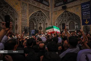 تشییع پیکر مطهر امام شهید در نجف اشرف