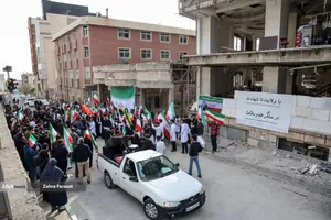 تجمع اعضای کادر درمان در محکومیت تجاوز آمریکا و رژیم صهیونیستی