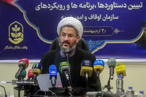  حجت الاسلام غلامرضا عادل، معاون فرهنگی و اجتماعی سازمان اوقاف و امورخیریه 