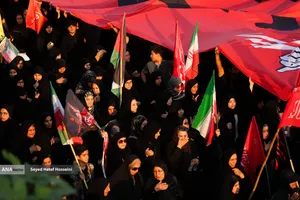 پیاده روی جاماندگان اربعین در ساری