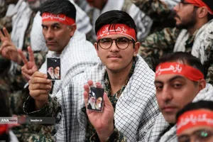 مراسم روز بسیج در حسینیه امام خمینی(ره)