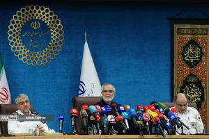 نشست خبری علی اکبر پورجمشیدیان دبیر ستاد تشییع و وداع با رهبر شهید انقلاب