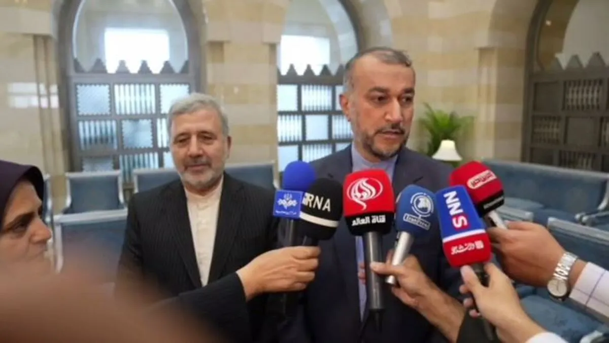 امیرعبداللهیان: منطقه در شرایط بشکه باروت به سر می‌برد و امکان انفجار است + فیلم