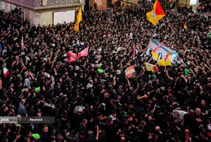تشییع پیکر مطهر امام مجاهد شهید در کربلای معلی