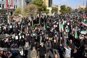 راهپیمایی مردم تهران در محکومیت حملات آمریکایی - صهیونیستی