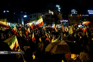 اجتماع مردمی در حمایت از رزمندگان اسلام - میدان شهید طهرانی&zwnj;مقدم
