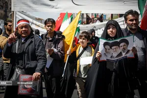 مراسم چهلمین روز شهادت حضرت آیت&zwnj;الله&zwnj; خامنه ای رهبر شهید انقلاب - 2